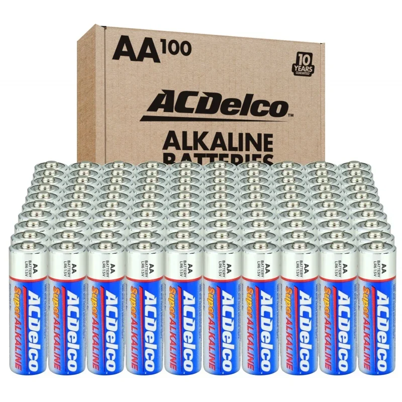 

Батарейки AA, супер батарейки AA, 100 шт.