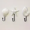 Wall Hook Sea Beach Conch Clothes Rack Practical Multifunctional Storage Ocean Hanger Clothing Home Decor 2