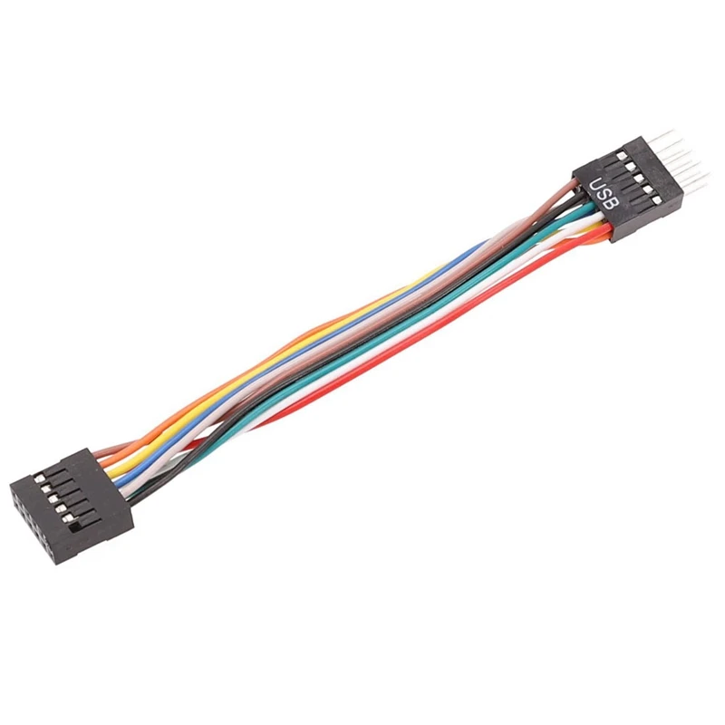 Adapter Cable 2Pcs For Lenovo 12P Motherboard to Ordinary Chassis Adapter Cable 11-Hole to 9-Pin
