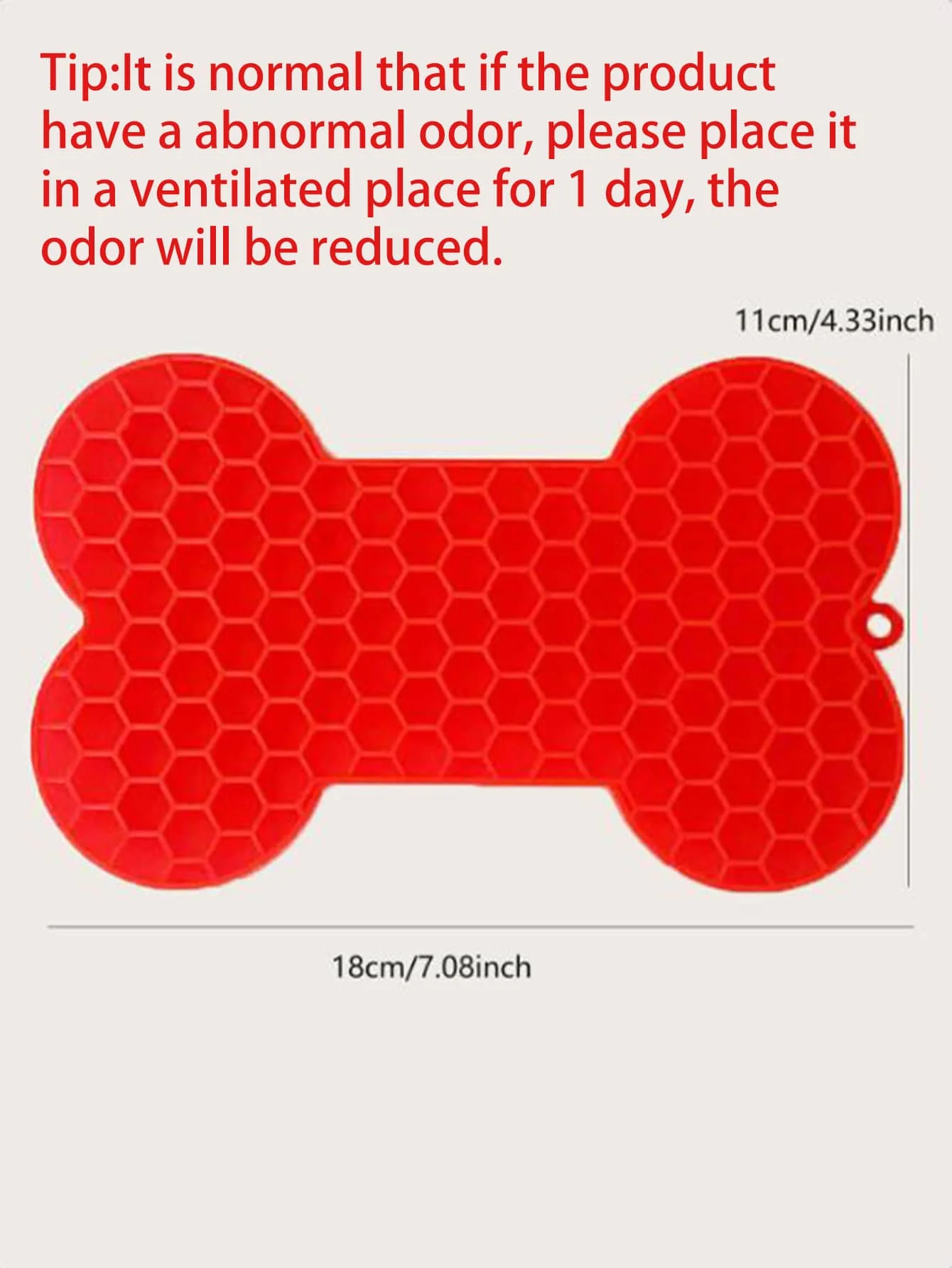 1pc-Slow eating pet bone shaped dog licking pad, interactive feeding, suitable for small and medium-sized pets