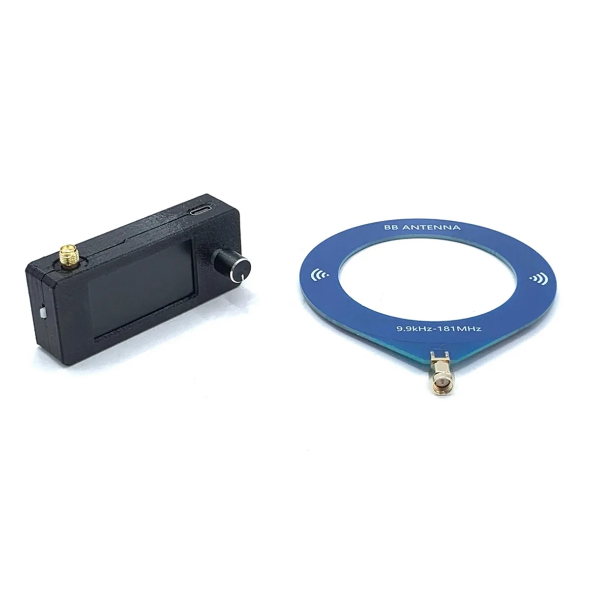 9.9khz-181mhz SMA Interface Mini Loop Antenna Pocket Size SI4732 Radio Receiver Mini Radio fm transmitter