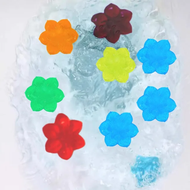 5/1PCS Detergente per WC Gel Fiore Scarico Aromatico Detergente per la pulizia della toilette Deodorante per ambienti Rimuovere gli odori Strumenti per il bagno domestico 4