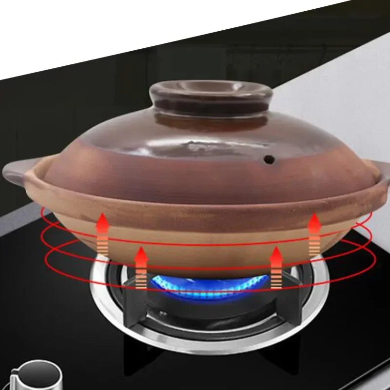 18cm 20cm Ceramic Casserole Pot Cooking Casserole Clay Stew Stew Pots Earthenware Pot Kitchen Cookware Kitchenware