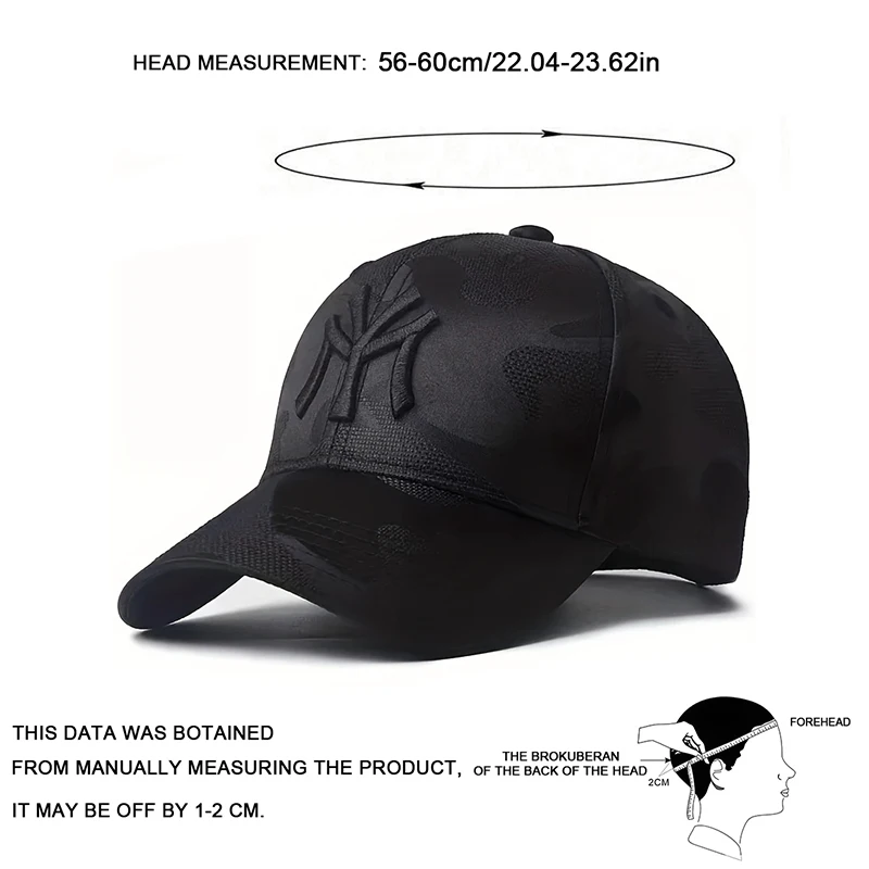 Unisex Letter Embroidery Camouflage Baseball Caps Spring Autumn Outdoor Adjustable Casual Sunscreen Hat