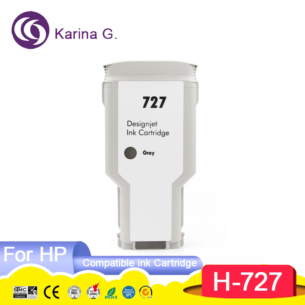 727 Premium Compatible Color Tintas Inkjet Reman Ink Cartridge for 727 Designje