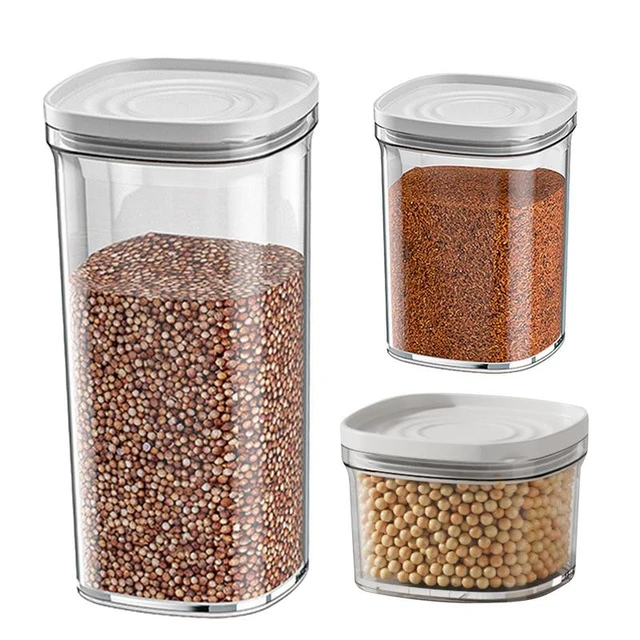 Food Storage Container Jars Organization  Airtight Food Storage Containers  Cereal - Storage Bottles & Jars - Aliexpress
