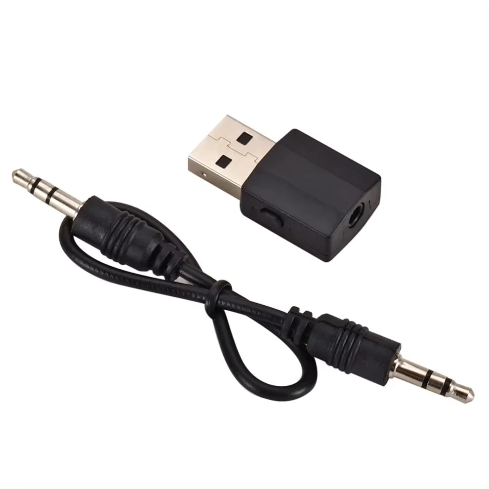 thumbnail image 1 of LccKaa 2 en 1 USB Bluetooth 5.0 Receptor Transmisor Inalámbrico Mini 3.5mm AUX Adaptador de Música para Radio de Coche TV Auricular Bluetooth, 1 of 5