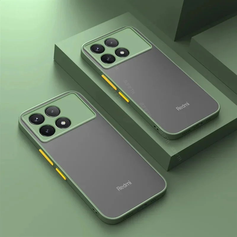 Luxury Matte Shockproof Bumper Phone Case