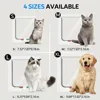 Cat Dog Door Flap Extra with 4 Way Locking Security Flap Door Weatherproof Pet Door Kit for Dog Cat Kitten Puppy Safety 5
