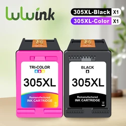 High-Capacity LULU INK 305XL Ink Cartridge Replacement (1 Black and 1 Color)