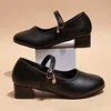 Fashion Girl Princess Shoes Comfor Kids Leather Shoes Anti Slip Girls' Shoes Soft Soled Child Shoe Simple Girls Leather Shoe 3