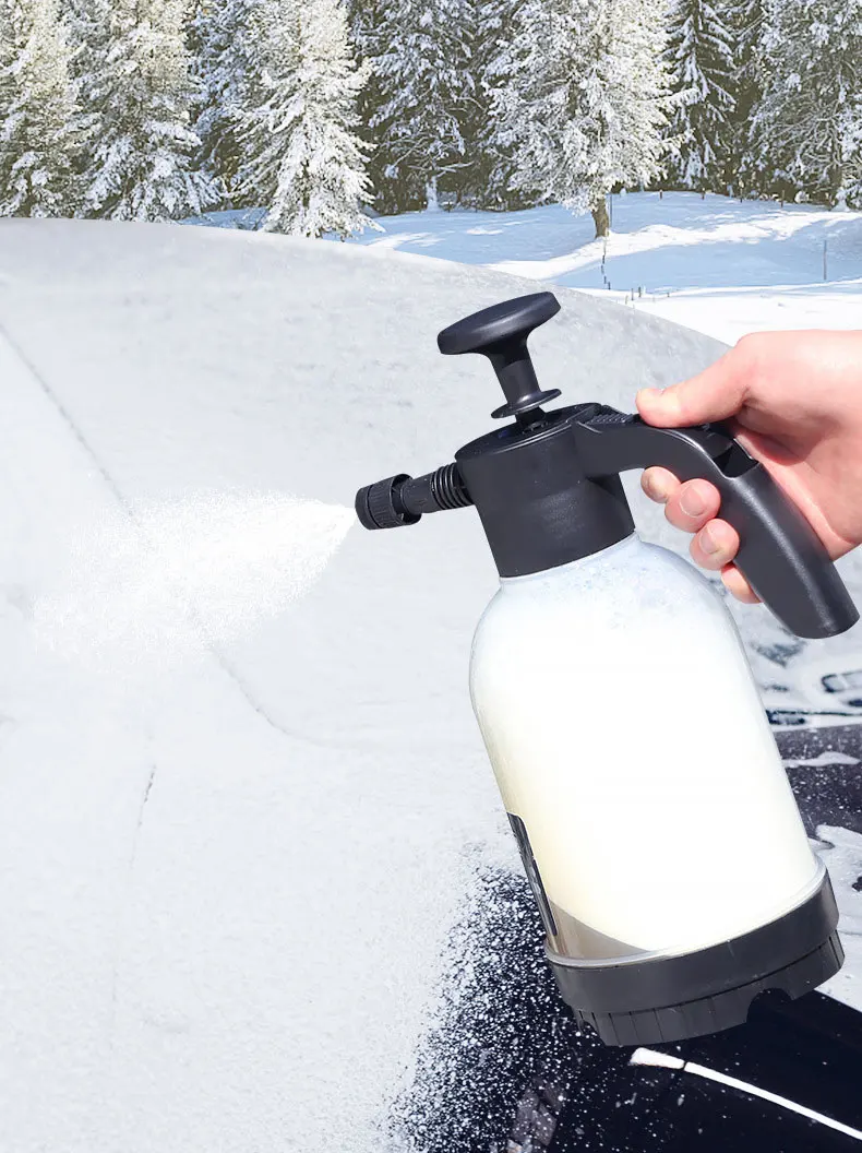 2L Hand Pump Foam Sprayer Hand Pneumatic Foam Cannon Snow Foam Car Wash  Spray Bottle Car Window Cleaning for Car Home Washing - AliExpress