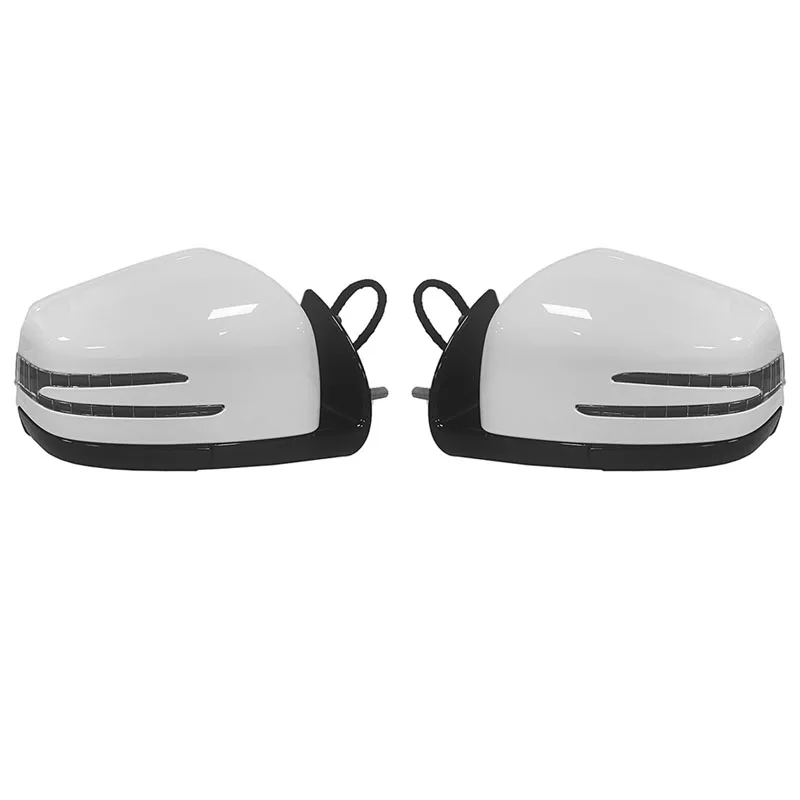 Car Power Rear View Mirror Side Door Mirror Assembly Black  