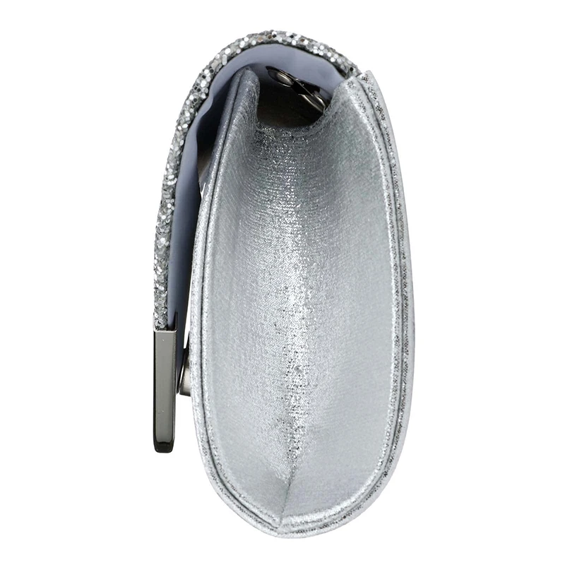 Fashion Crystal Sequin Evening Clutch Bag For Women 2023 Party Wedding Clutches Purse Female Pink Silver Wallets Bag Luxury Prom