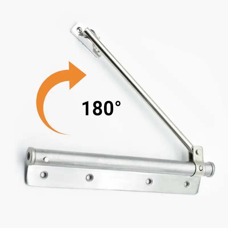 Adjustable Door Closer Stainless Steel Automatic Door Spring Closer Soft Close Fire-proof Heavy Duty Hardware