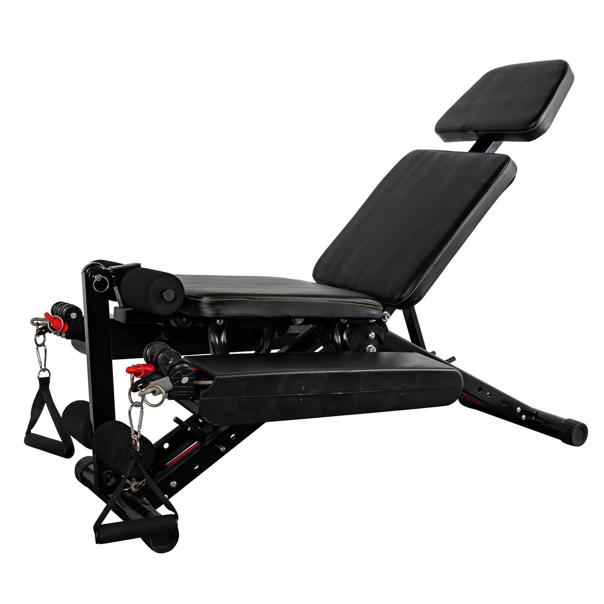 Multifunctional Gym Fitness Exercise Machine Foldable Height Adjustable Sit Up Weight Bench