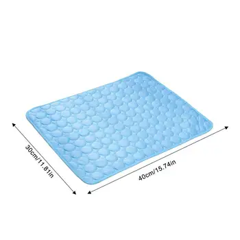 Dog Cooling Mat Pet Summer Cooling Mat Summer Ice Pads For Crate Kennel Bed Sofa Dog Bed Mats Crate Pad Pet Supplies For Dogs 5
