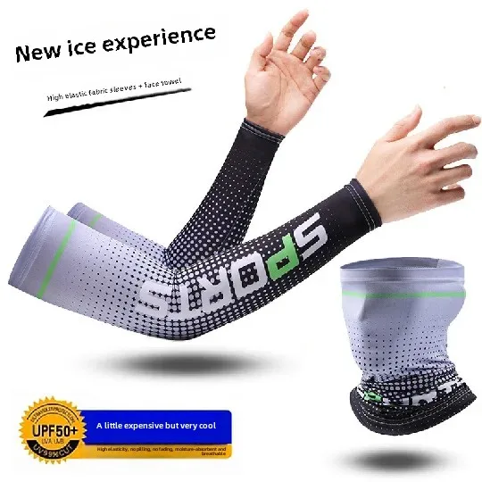 Loose Ice Silk Sun Protection Sleeve Covers for Women Summer Large Size UV Resistant Driving Arm Protector Fishing Sleeve Covers