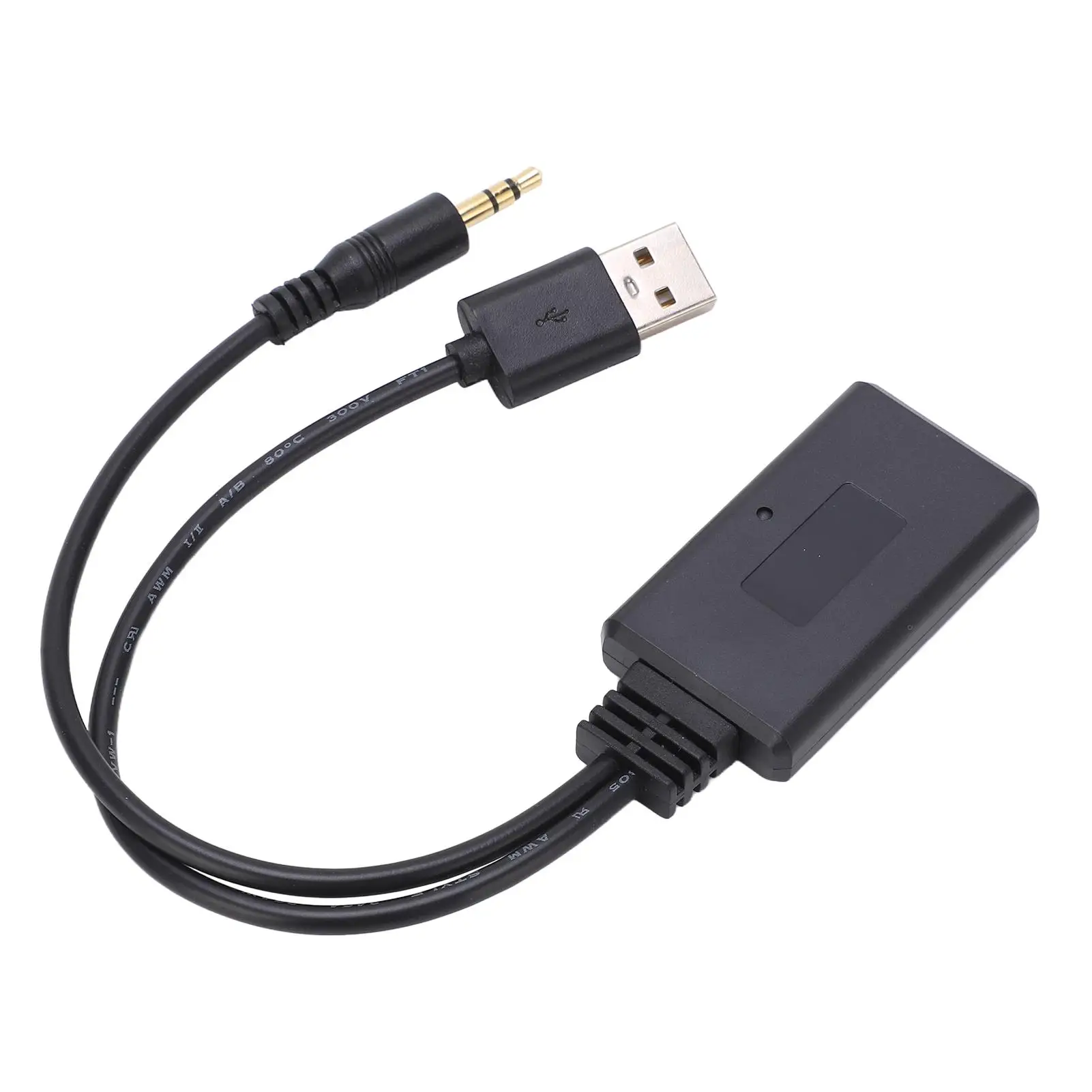 Univerzális 3.5mm autó Szikratávirát Muzsika Játszadozó Segéd- USB Adapter