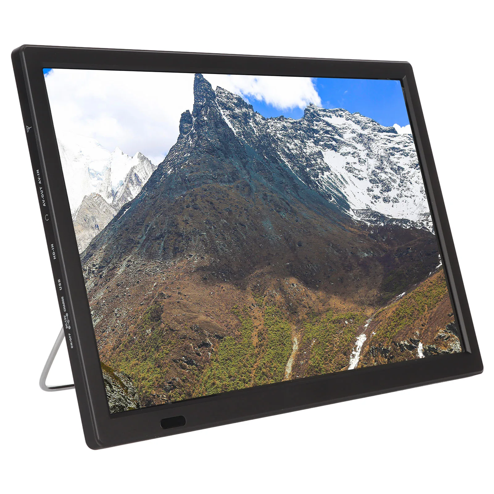 Portable LED TV 16 Inch Portable LED TV 1080P ATSC High Sensitivity Widescreen USB Digital Tuner AV In Out Digital TV