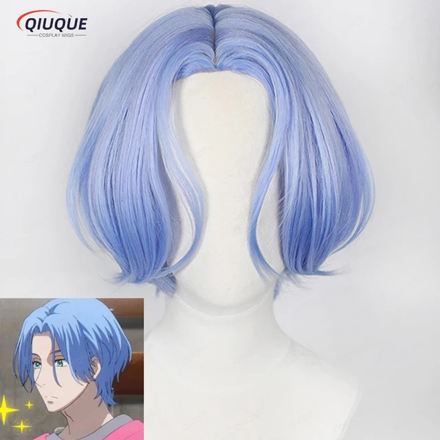  Shancon Anime SK8 the Infinity Langa Hasegawa Wig Short Curly  Party Hair Halloween Cosplay Props Accessory Men : Clothing, Shoes & Jewelry