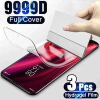 3PCS Clear Hydrogel Film for Infinix Hot 30 30i 20 20S 20i 20 Play Screen Protector On Infinix Note 12 Pro 4G NFC 5G Not Glass