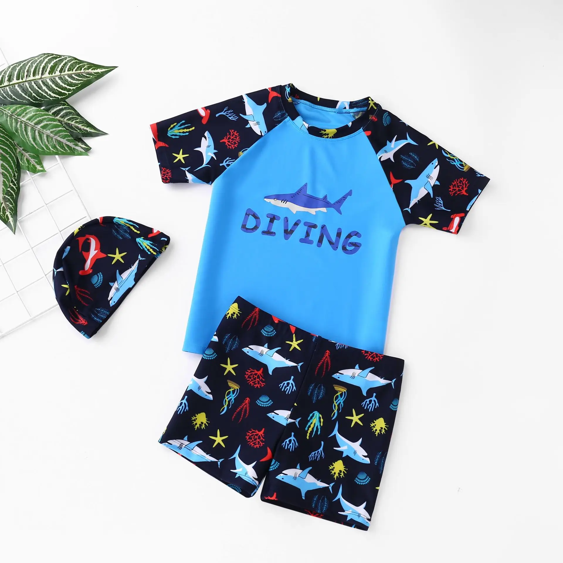 Hot Children's Swimming Costumes Boys Professional Baby Children's Swimming Costumes Trunks Swimwear Beach