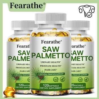 Saw Palmetto 500 mg Prostate Supplements Urinary and Prostate Health, Hair Care and Hair Loss Capsules 1