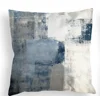 Blue, gray and white three-color linen pillowcase sofa cushion cover home decoration can be customized for you 40x40 50x50 4