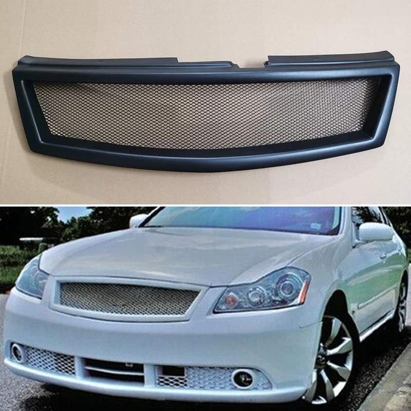 

Racing Grille Redesign Front Bumper Grill Body Kit Accessories Fit Infiniti M35 M45 / Nissan Fuga 2006 2007 Year