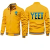 2024 New Jey Uso Yeet Famous Wrestling Men's Spring and Autumn Windproof Jacket Stand up Neck Quick Drying Long sleeved 4