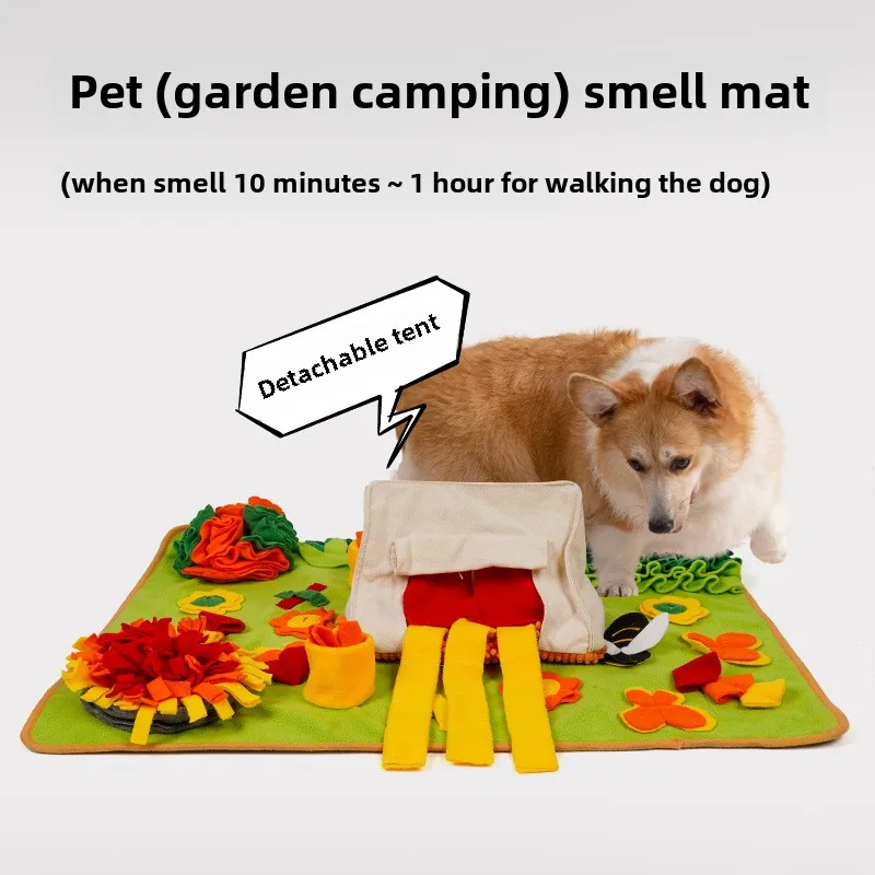 Pet Snuffle Feeding Mat Dog Cat Hidden Food Mats Dogs Sniffing Training Game Blanket Puppy Bite Resistant Educational Toys