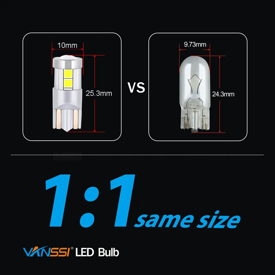 194 �ڵ��� ���׸��� LED ���� ��ü, ��ȣ�� ����, �� �� ����, ȭ��Ʈ, W5W, 168, 2825, T10