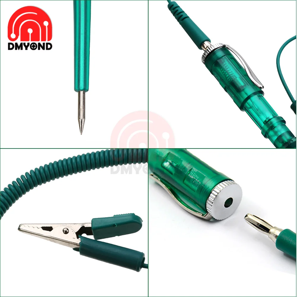 Car Circuit Tester DC 6V 12V 24V Automotive Truck Voltage Tester Circuit Probe Light System Test Probe Lamp Car Light Voltage 4