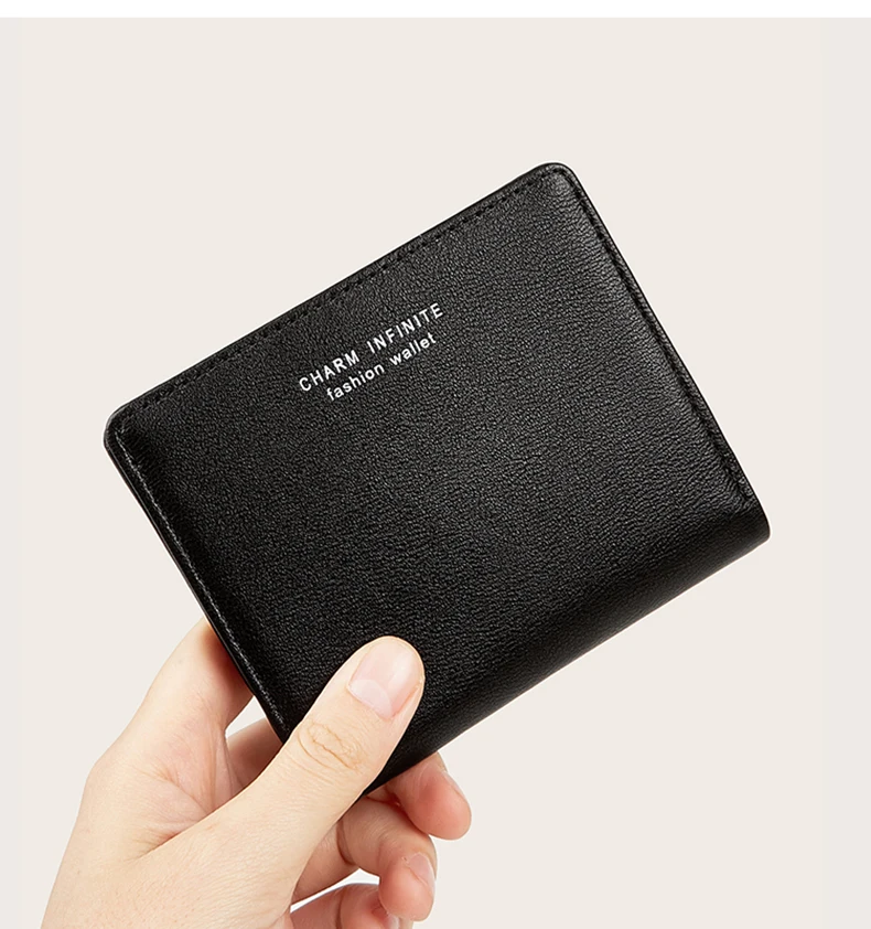 Compact credit card bag shown in hand