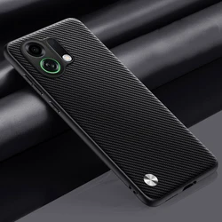 Silicone Bumper Shockproof Phone Case Cover - Durable and Protective Coque s for OPPO K13 Turbo (Carbon Grain)