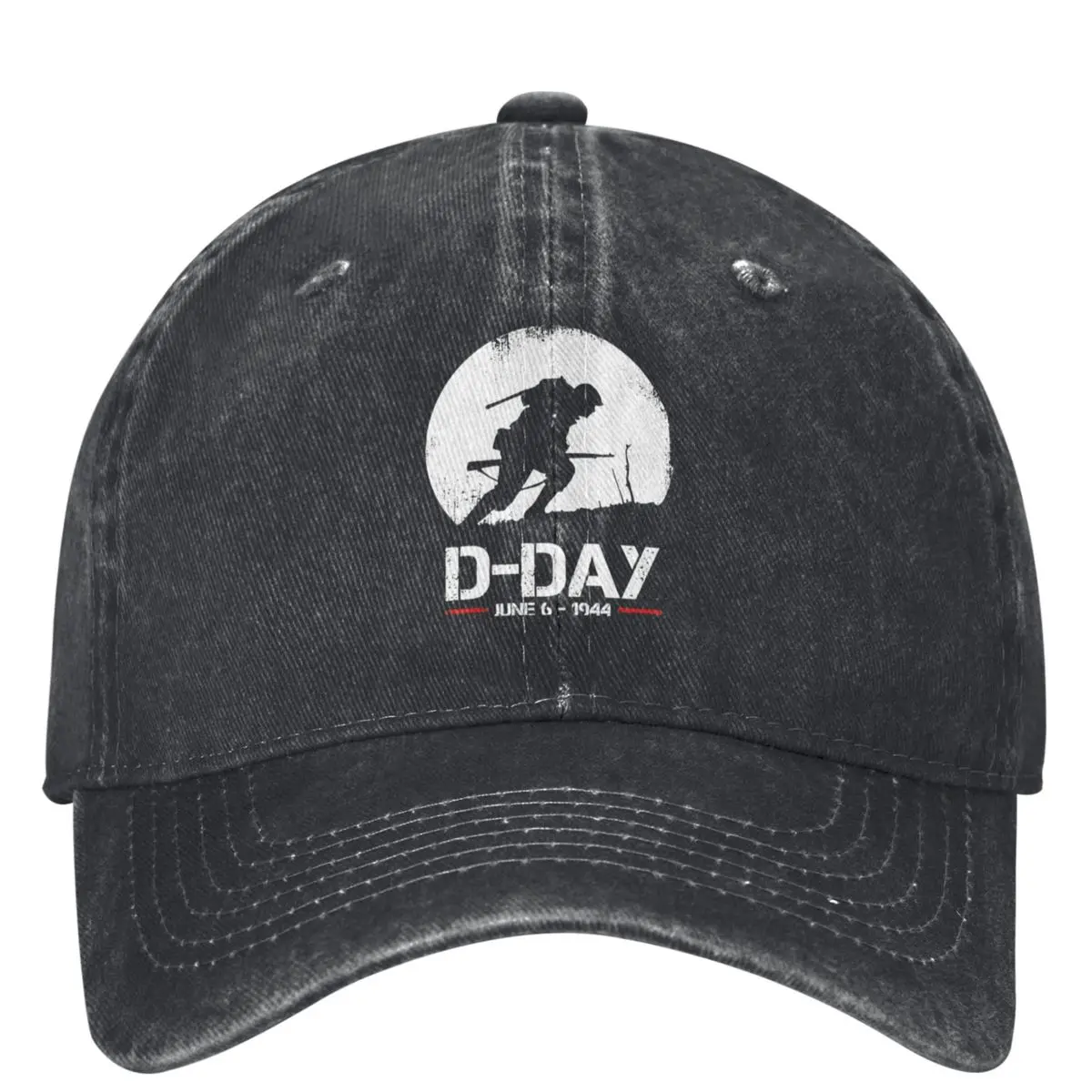 

Кепка-бейсболка с эффектом потертости D-day, 80 лет