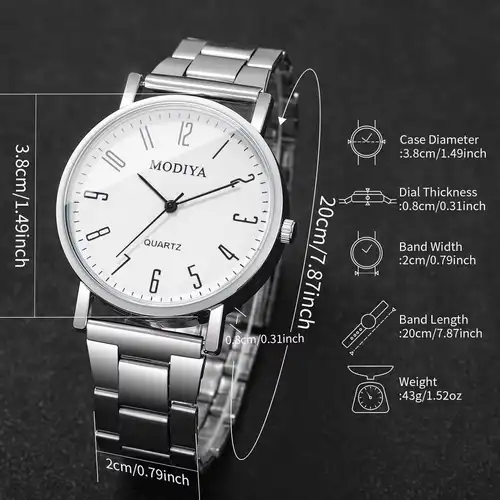 Fashion Men Business Watches Casual Analog Quartz Watch Men's Wristwatch Reloj Hombre（Without Box） - Image 6