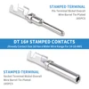 JRready ST6315 604PCS DT Deutsch Connector Kit,2 3 4 6 8 12 Pin Gray Environmentally Sealed Automotive Electrical Connectors 4