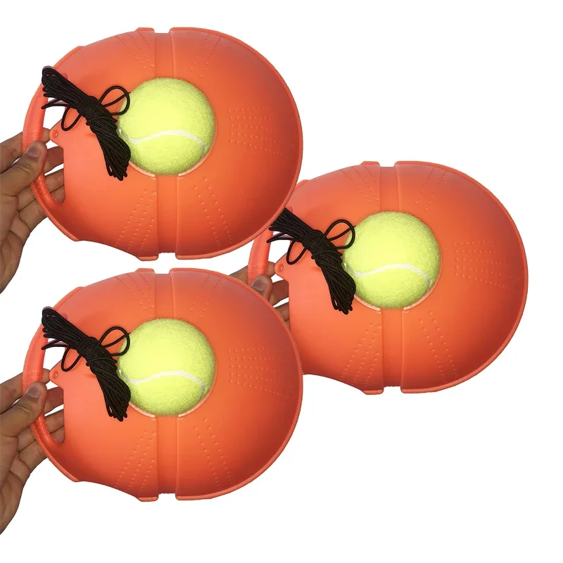Tennis Training Device Heavy Duty Tennis Training Aids Base with Elastic Rope Supplies Self-Duty Rebound Trainer Device