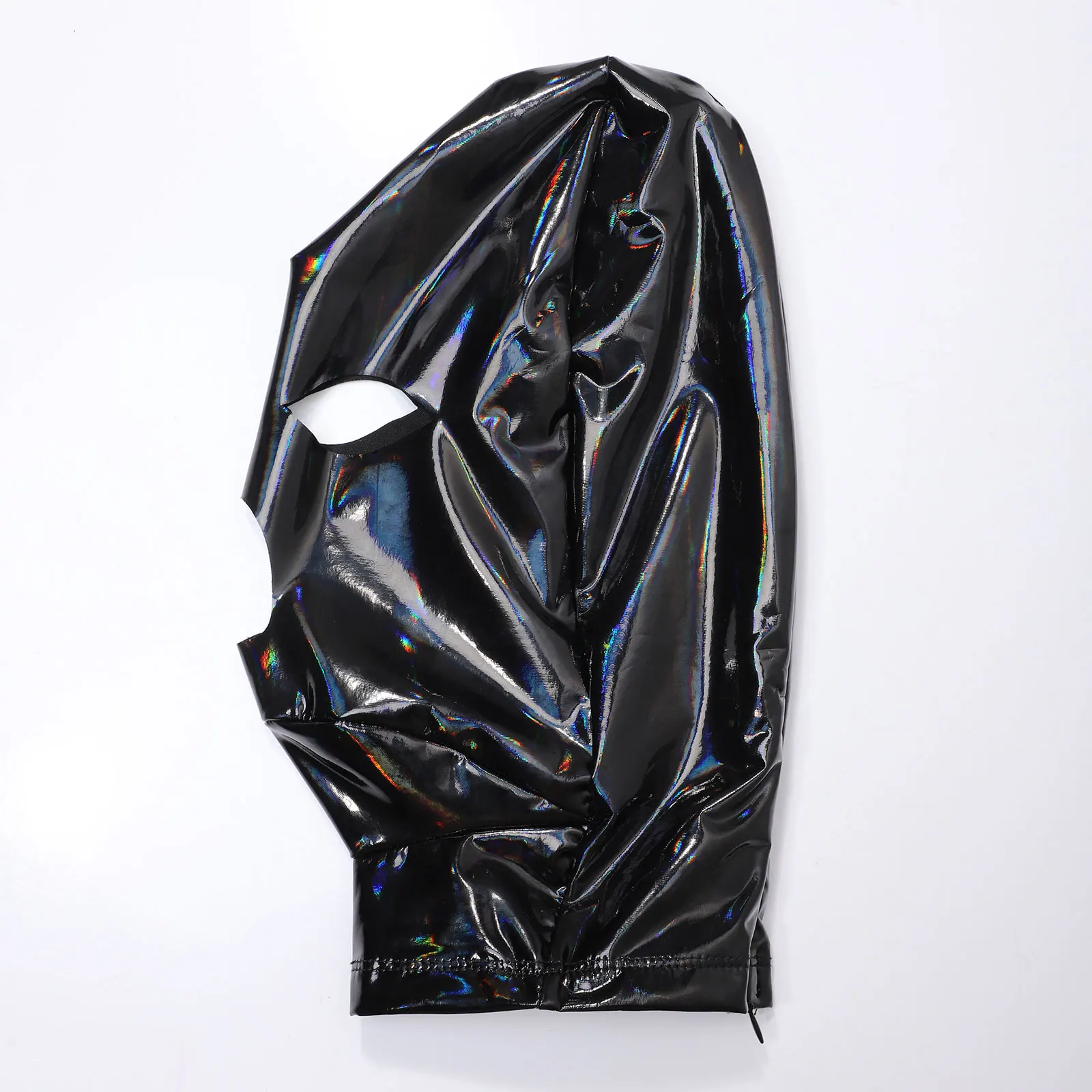 Adult Full Cover Latex Masks 3-Hole Cutout Full Face Mask Fancy Party Balaclava Headgear for Carnivals Crossdressing Dress Up masquerade mask full face mask half face mask