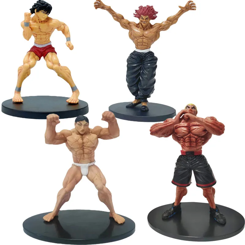 Hanma Baki Anime Action Figure, Yujiro, Jack Baki, Hanayama Kaoru,  Estatueta Muscular, Boneca de PVC Colecionável, Presente Brinquedos, 22cm -  AliExpress