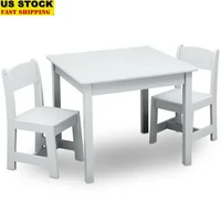 Children's Play Table and Chair Set with 2 Chairs Greenguard Gold Certified Safe Non Toxic Durable Easy Clean Fun Learning 1