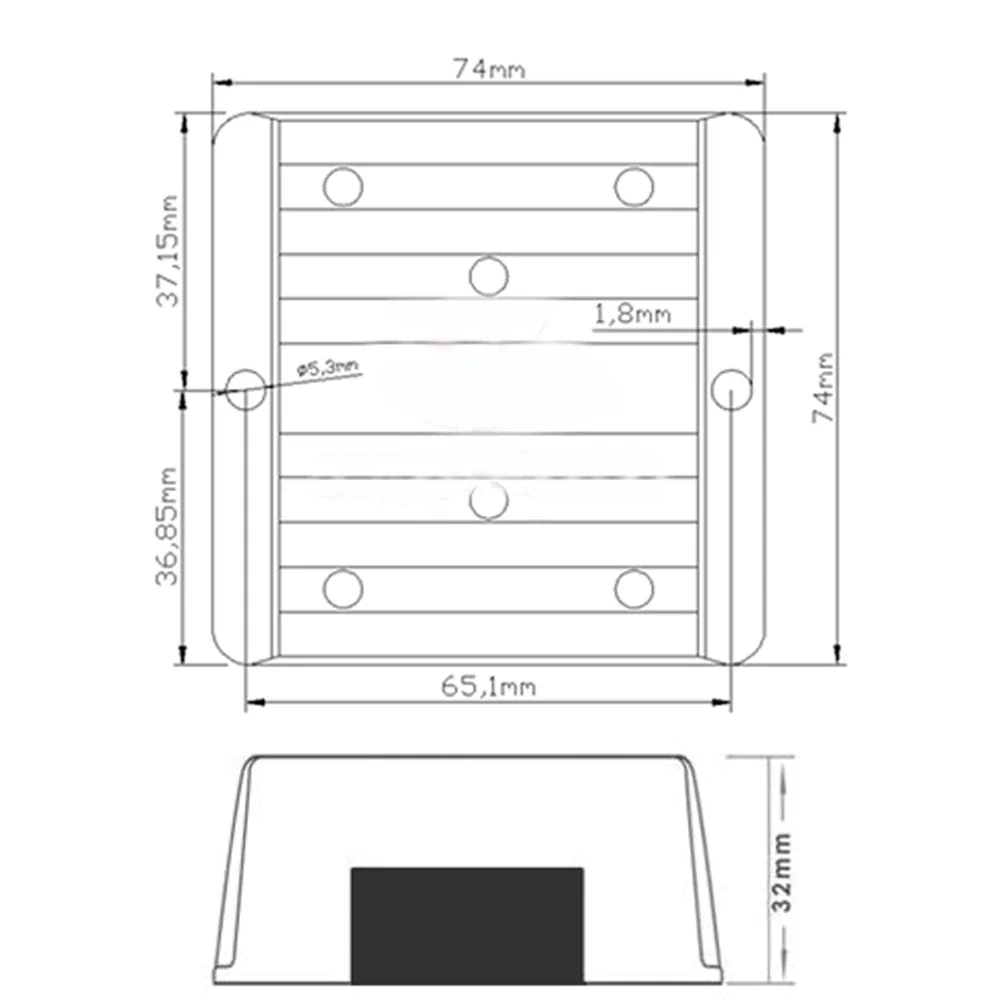 modulo step down conversor buck regulador transformador de tensao 01