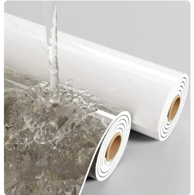 1 Rolle Marmor-Dickschaum-Fliesenimitat, selbstklebende Tapete, Schlafzimmer, Wohnzimmer, Dekoration, Badezimmer, wasserdichter Wandaufkleber – Detail 11