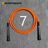 7mm diameter PVC rope 220 gram 3.2 meters 15.5cm long handle heavy skip jump skipping roep fitness NEVERTOOLATE GOOD QUALITY 1