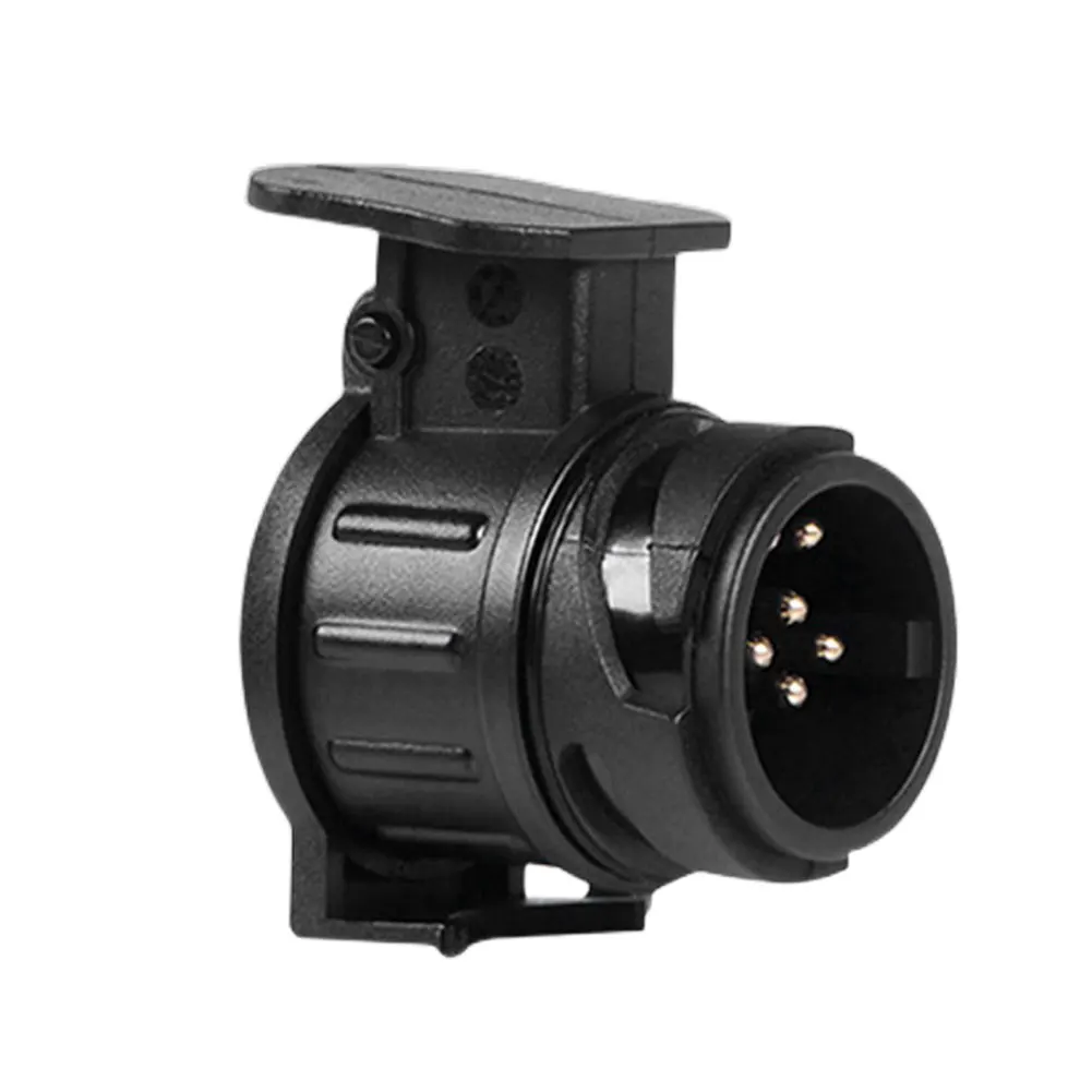 13 To 7 Pin Mini Caravan Converter  Small RV Converter Towing Connection Adapter for Towing Truck for Touring Car Trailer