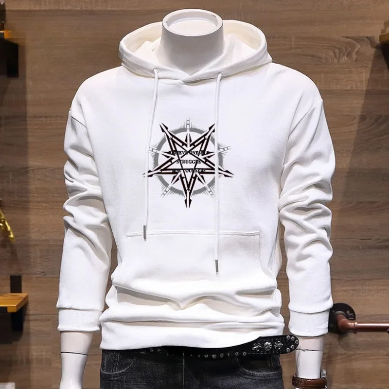 

Приталенные толстовки, хлопковые толстовки с капюшоном для мужчин, новая и теплая модная мужская одежда в стиле Харадзюку, роскошная дешевая флисовая одежда