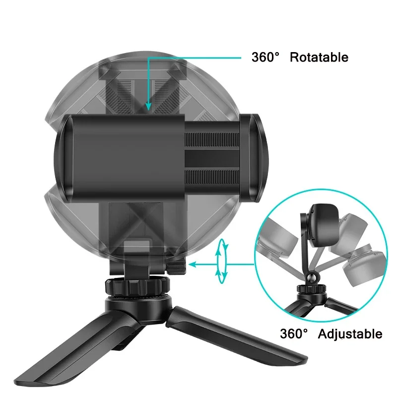 Portable Mini Tripod For IPhone Samsung Multi-angle Adjustment Smartphone Bracket