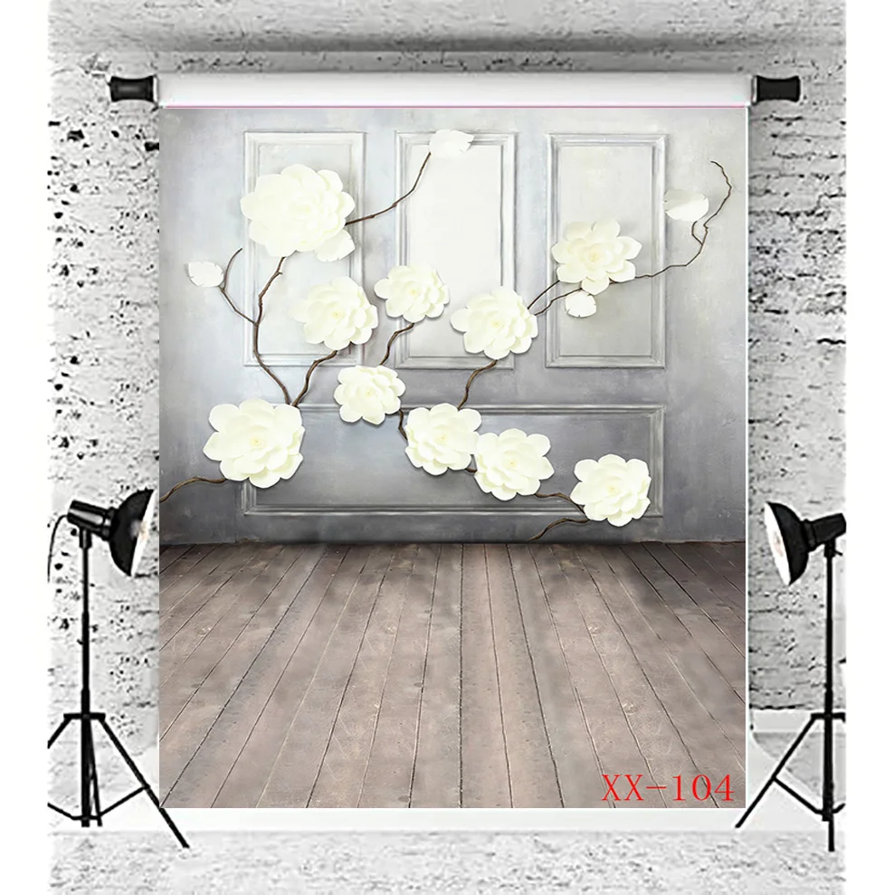 

SHUOZHIKE Valentine's Wedding Dress Landscape Backdrop Beautiful Flower Wall Background Photography Prop XH-33